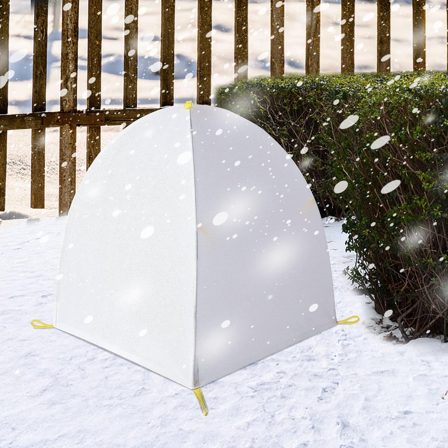 35 x 35 x 39 Inch Warm Plant Protection Tent, Winter Shrub Frost Covers