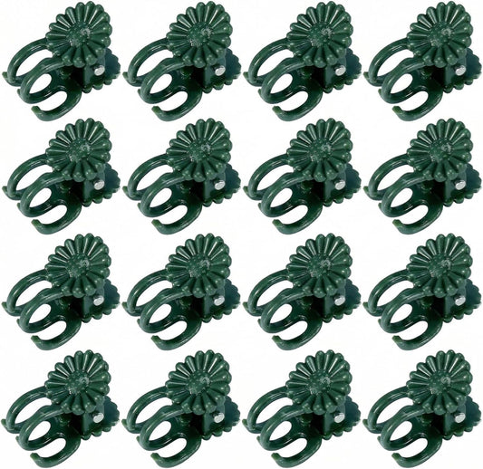 Plant Clips 50 Pcs, Orchid Support Clips, Flower Vine Garden Clips for Climbing Plants
