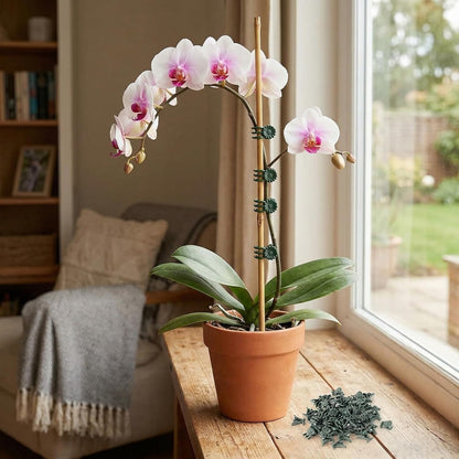 Plant Clips 50 Pcs, Orchid Support Clips, Flower Vine Garden Clips for Climbing Plants