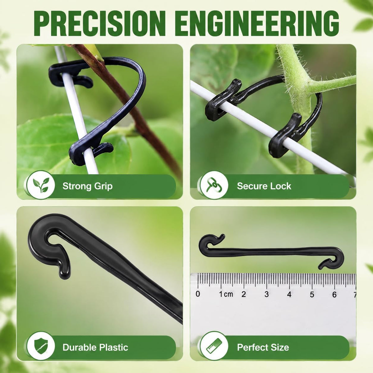 300-Pack Grape Vine Trellis Clips