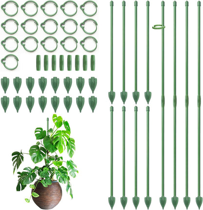 Plant Stakes for Indoor Plants, 14 Inch Plant Support Stakes, 6 PCS