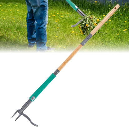 Manual Weed Puller Tool,Handheld Weeder with Ergonomic Handle & Weed Eject Feature,Stand Up Garden Weed Remover for Efficient Weed Removal in Lawn, Yard, Flower Bed & Outdoor Vegetable Garden Weeding