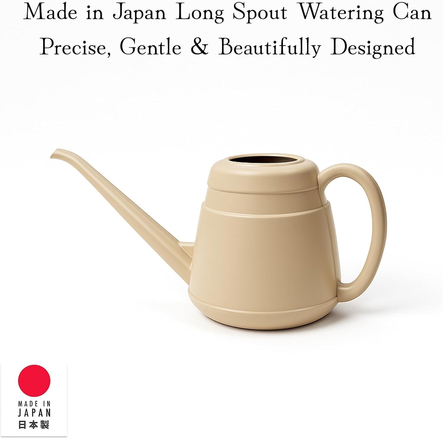 1942, Japanese Long Spout Watering Can for Bonsai Succulents Cactus Rosettes Succulents Indoor Outdoor Plants Control Water Flow Made in Japan, 850ml