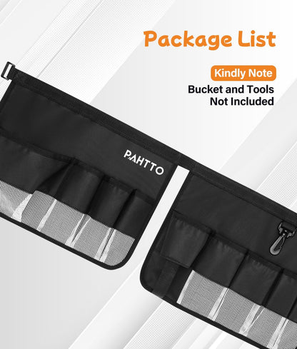 Bucket Tool Organizer, 5 Gallon Garden Bucket Tool Bag with Mesh Pocket