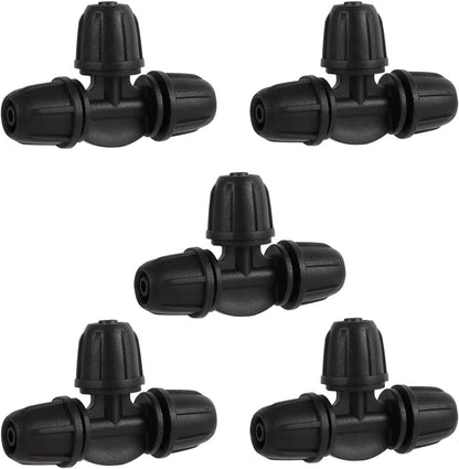 70 Pcs 1/4 Inch Drip Irrigation Fittings Kit,Green