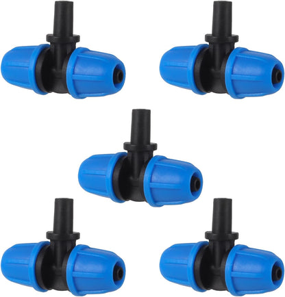 70 Pcs 1/4 Inch Drip Irrigation Fittings Kit,Green