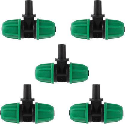 70 Pcs 1/4 Inch Drip Irrigation Fittings Kit,Green