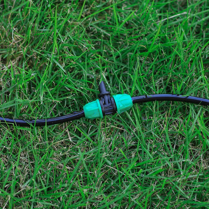 70 Pcs 1/4 Inch Drip Irrigation Fittings Kit,Green