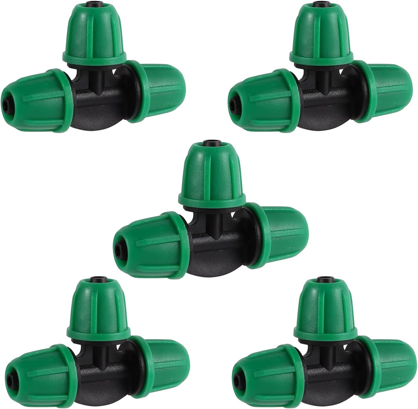 70 Pcs 1/4 Inch Drip Irrigation Fittings Kit,Green