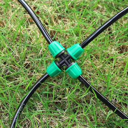70 Pcs 1/4 Inch Drip Irrigation Fittings Kit,Green