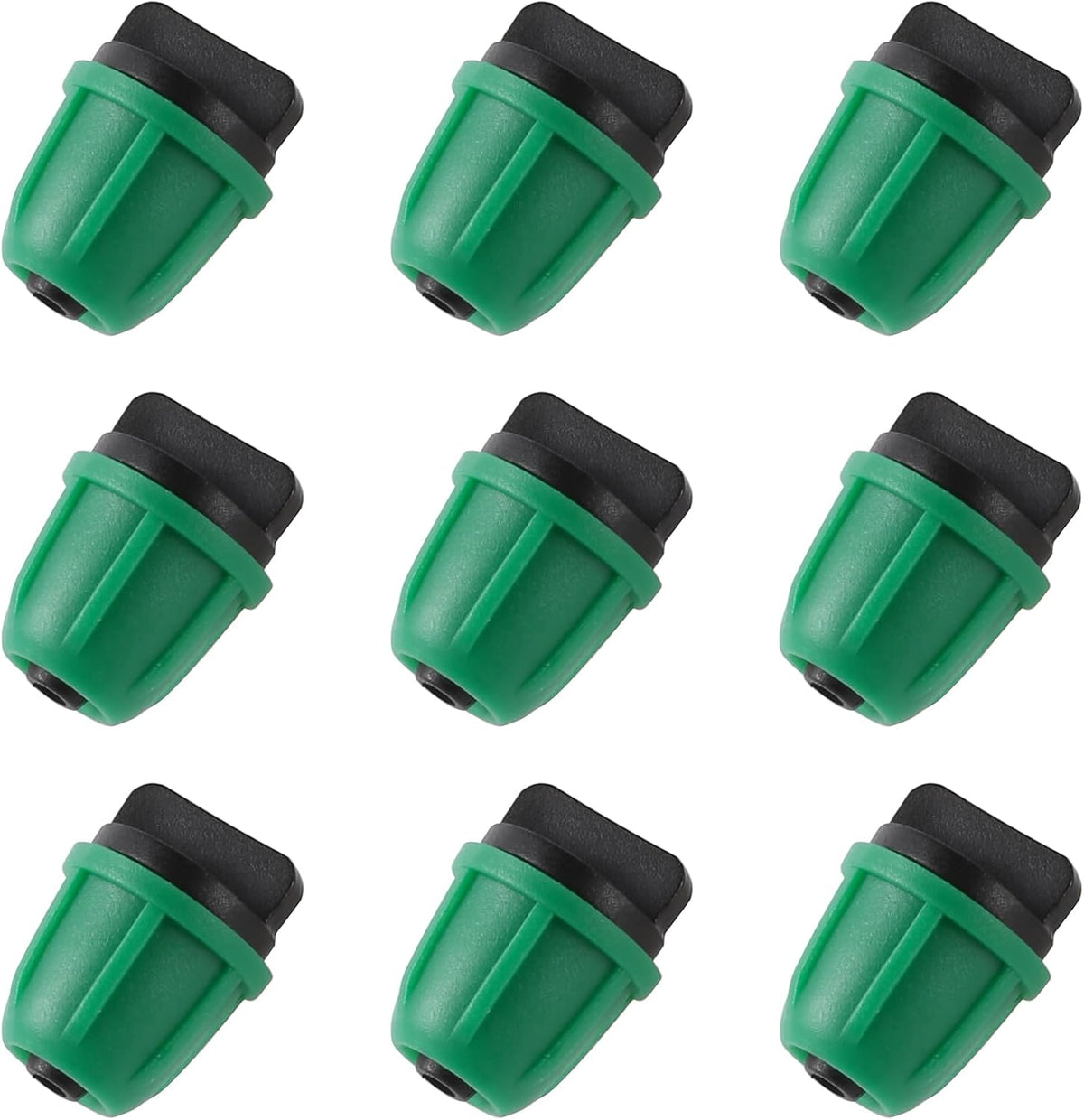 70 Pcs 1/4 Inch Drip Irrigation Fittings Kit,Green