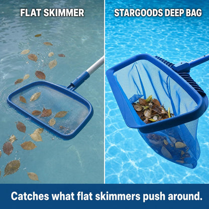 20" Pool Skimmer Net, Blue