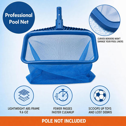 20" Pool Skimmer Net, Blue