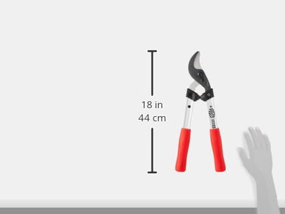 F211-40 Swiss Made Loppers for Gardening – 16" Lightweight Precision Loppers for Tree Trimming | Tree Branch Cutters | Tree Trimmer Tool with Curved Bypass Blade | I-Beam Handles | Landscape