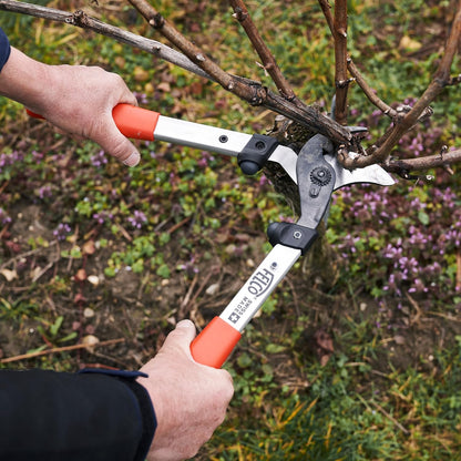 F211-40 Swiss Made Loppers for Gardening – 16" Lightweight Precision Loppers for Tree Trimming | Tree Branch Cutters | Tree Trimmer Tool with Curved Bypass Blade | I-Beam Handles | Landscape