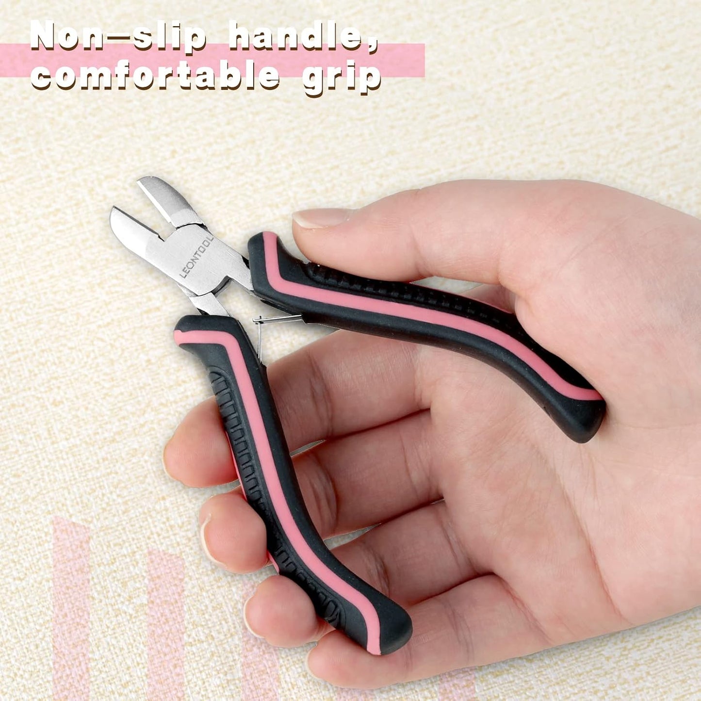 Mini Diagonal Cutting Pliers 4 Inches Side Cutters with Spring