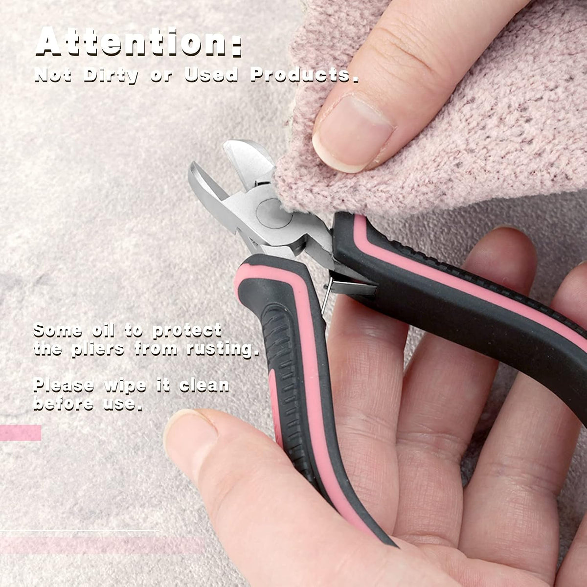 Mini Diagonal Cutting Pliers 4 Inches Side Cutters with Spring
