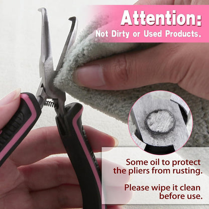 Mini Diagonal Cutting Pliers 4 Inches Side Cutters with Spring