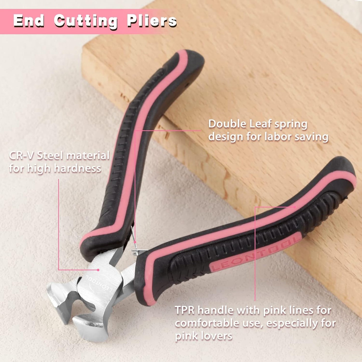 Mini Diagonal Cutting Pliers 4 Inches Side Cutters with Spring