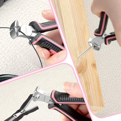 Mini Diagonal Cutting Pliers 4 Inches Side Cutters with Spring