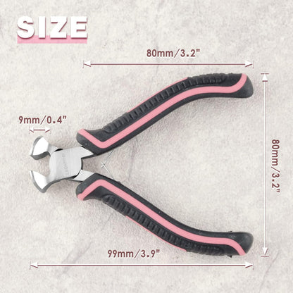 Mini Diagonal Cutting Pliers 4 Inches Side Cutters with Spring