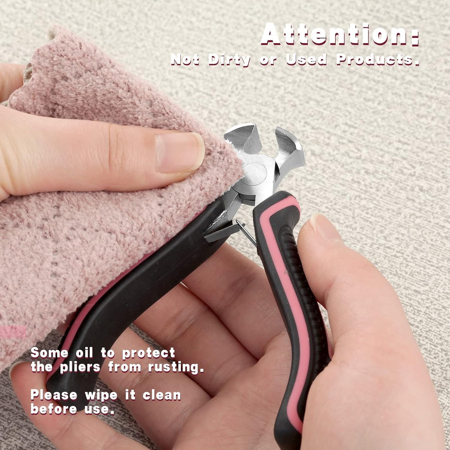 Mini Diagonal Cutting Pliers 4 Inches Side Cutters with Spring