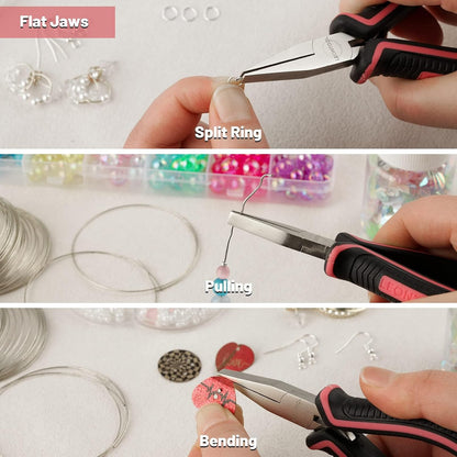 Mini Diagonal Cutting Pliers 4 Inches Side Cutters with Spring