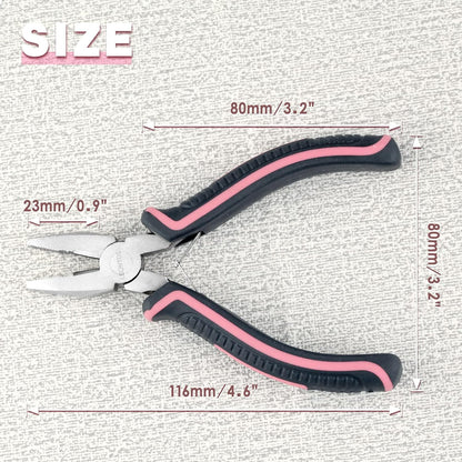 Mini Diagonal Cutting Pliers 4 Inches Side Cutters with Spring