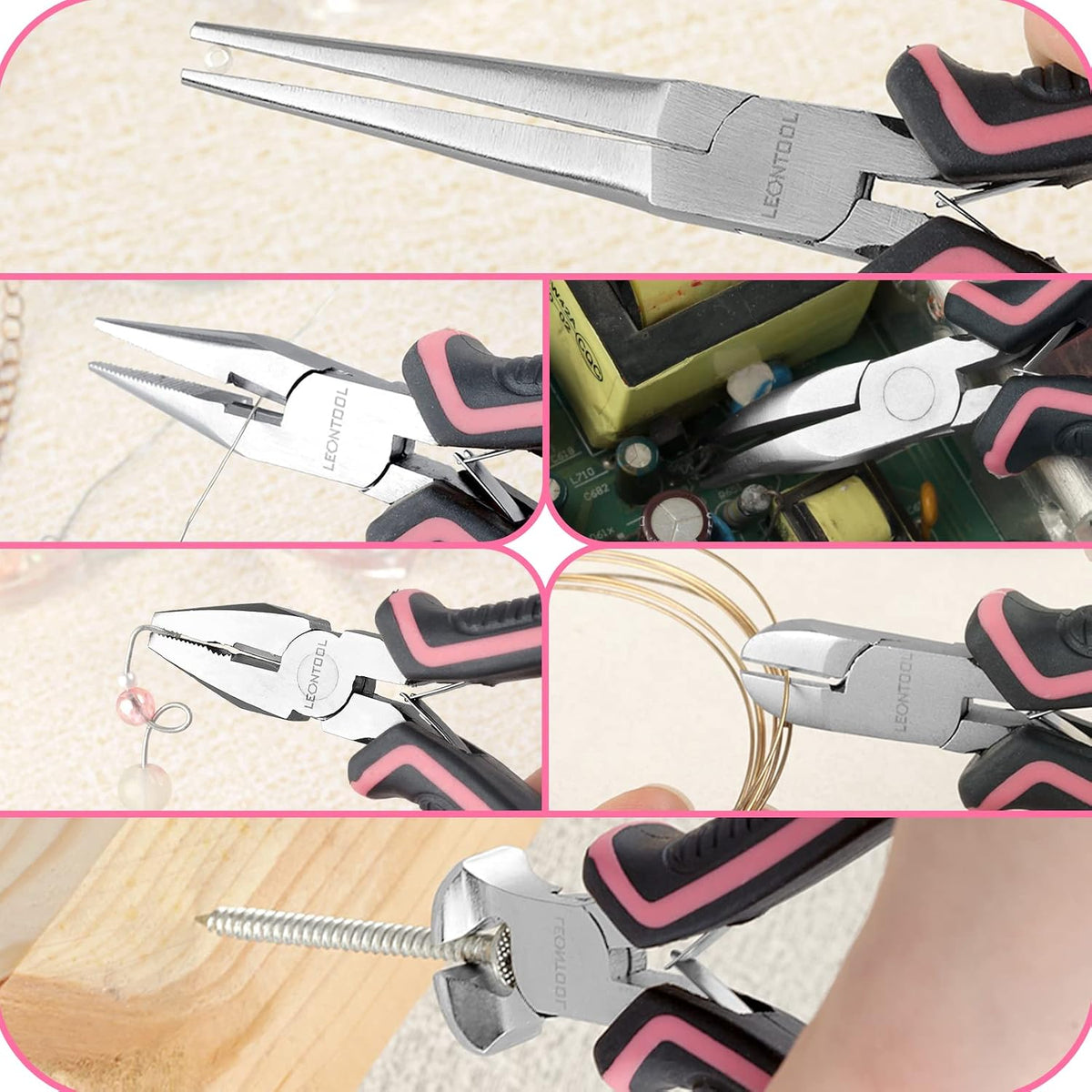 Mini Diagonal Cutting Pliers 4 Inches Side Cutters with Spring