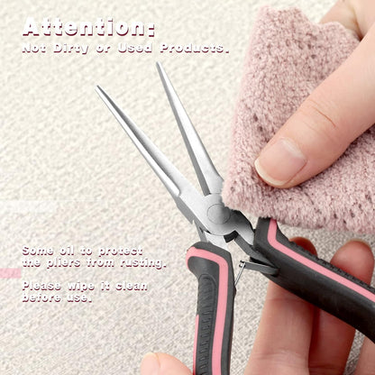 Mini Diagonal Cutting Pliers 4 Inches Side Cutters with Spring