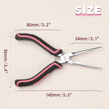 Mini Diagonal Cutting Pliers 4 Inches Side Cutters with Spring