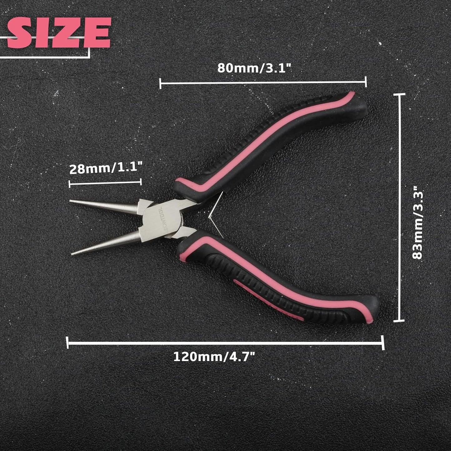 Mini Diagonal Cutting Pliers 4 Inches Side Cutters with Spring