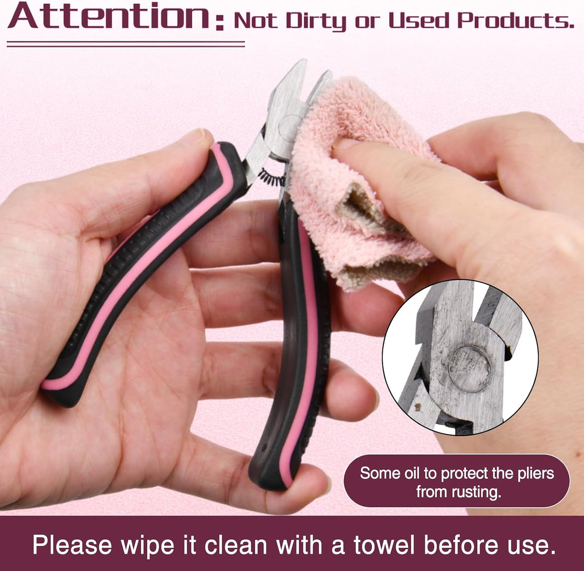 Mini Diagonal Cutting Pliers 4 Inches Side Cutters with Spring