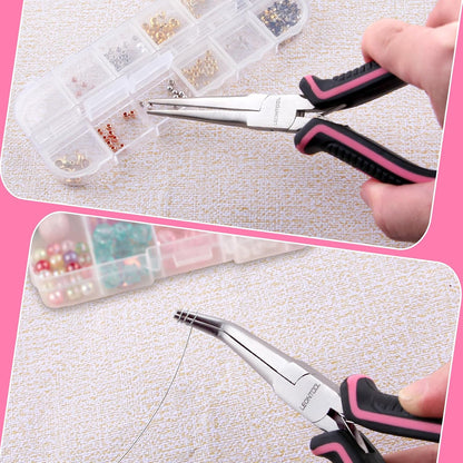 Mini Diagonal Cutting Pliers 4 Inches Side Cutters with Spring