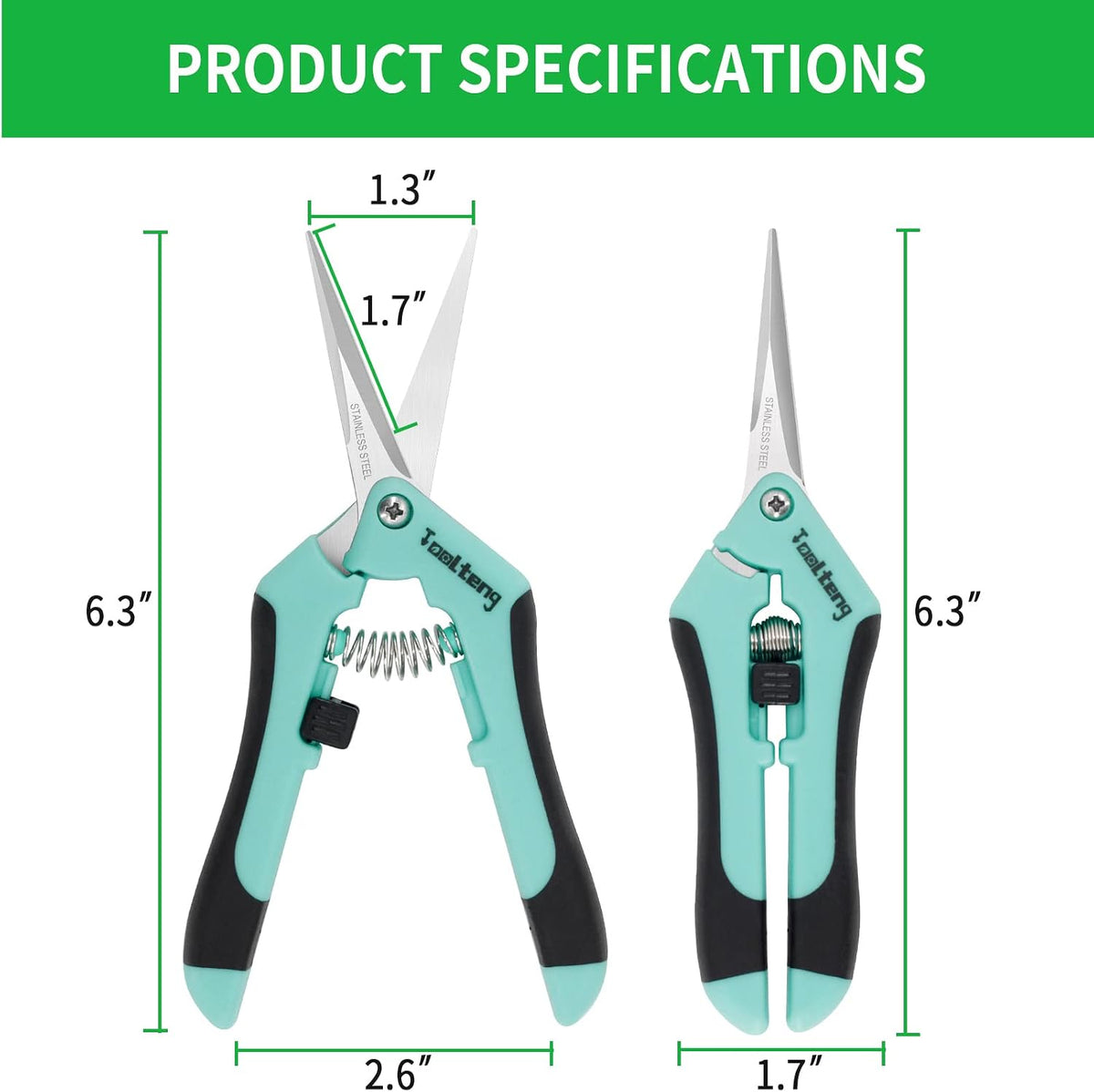 3 Packs Pruning Shears, Garden Trimming Scissors, Gardening Hand Pruning Snips, Titanium Coated Precision Bonsai Pruning Shears, Convenient and Efficient Flower Cutters (Blue)