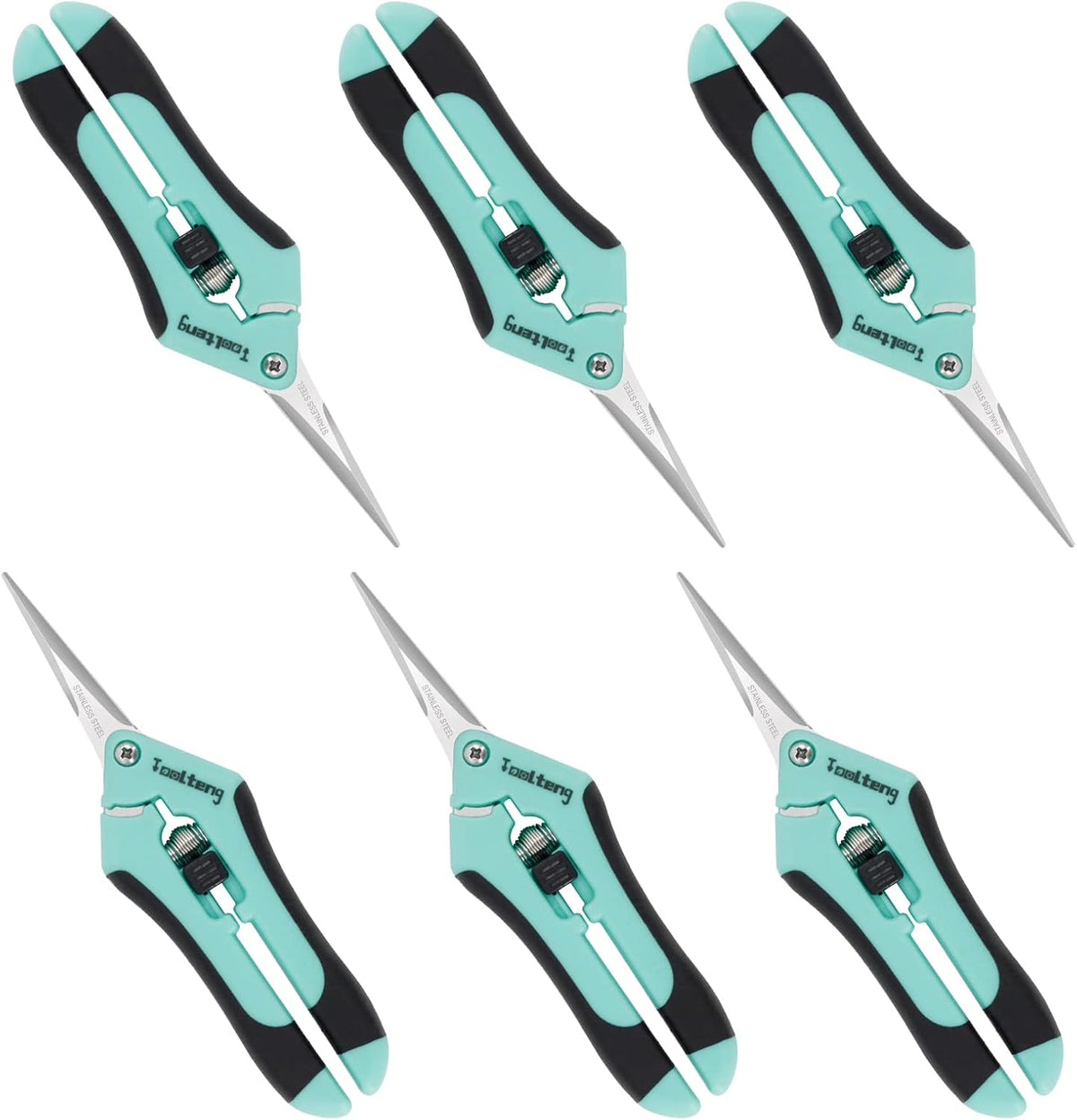 3 Packs Pruning Shears, Garden Trimming Scissors, Gardening Hand Pruning Snips, Titanium Coated Precision Bonsai Pruning Shears, Convenient and Efficient Flower Cutters (Blue)