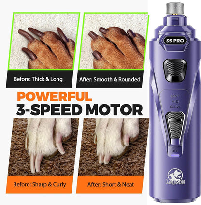 Whisper Quiet Dog Nail Grinder Safe & Stress-Free for Sensitive Dogs Cats