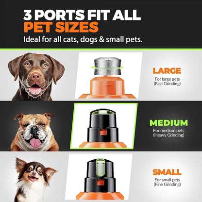 Whisper Quiet Dog Nail Grinder Safe & Stress-Free for Sensitive Dogs Cats