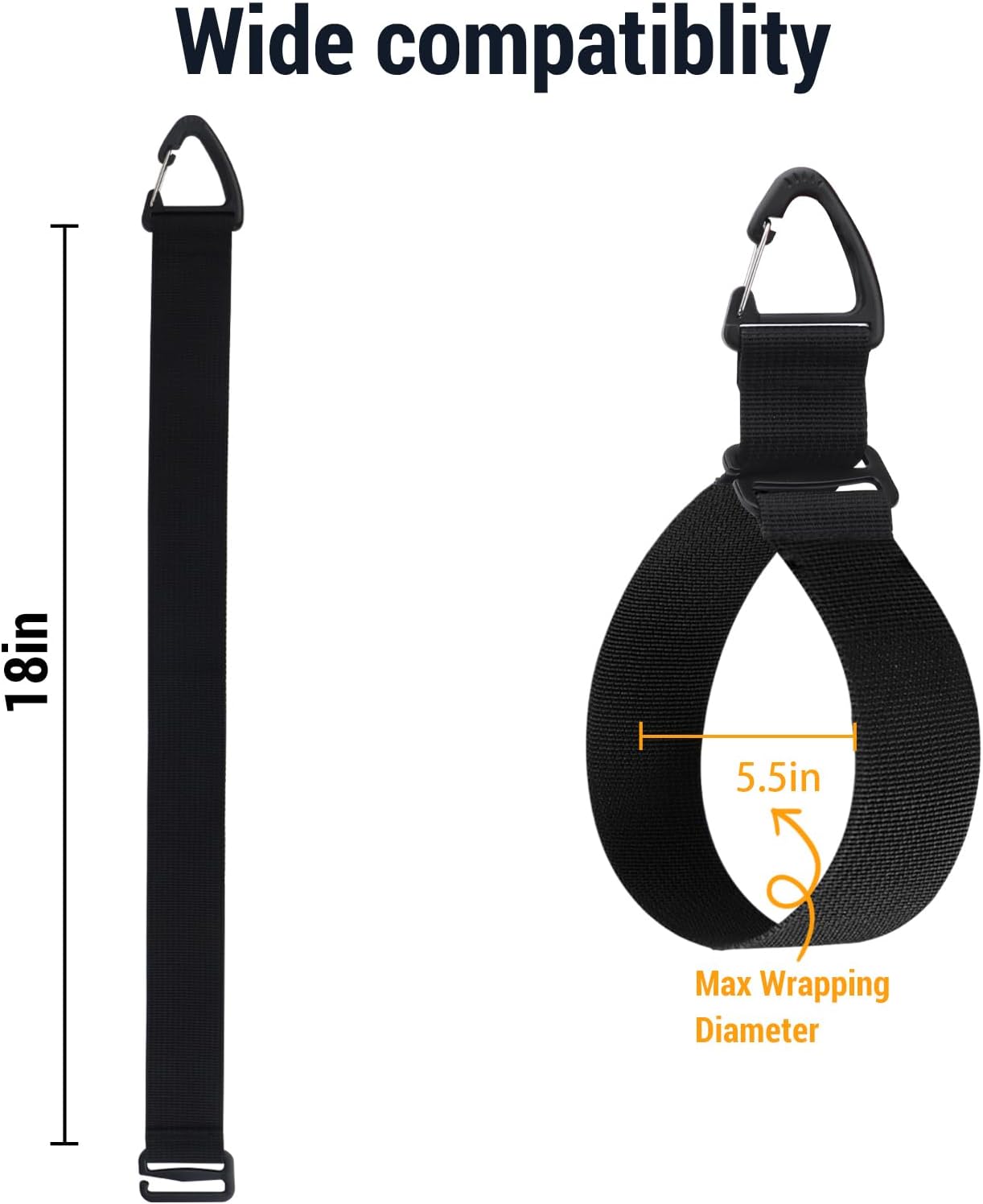 Extension Cord Holder Organizer, Garage Organization, Cable Straps 4 Pack