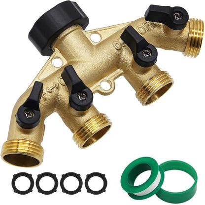 2 Way Garden Hose Splitter 3/4" GHT
