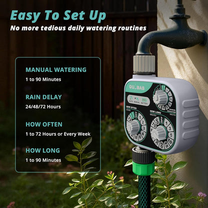Mechanical Dial Hose Timer, Waterproof Sprinkler Timer