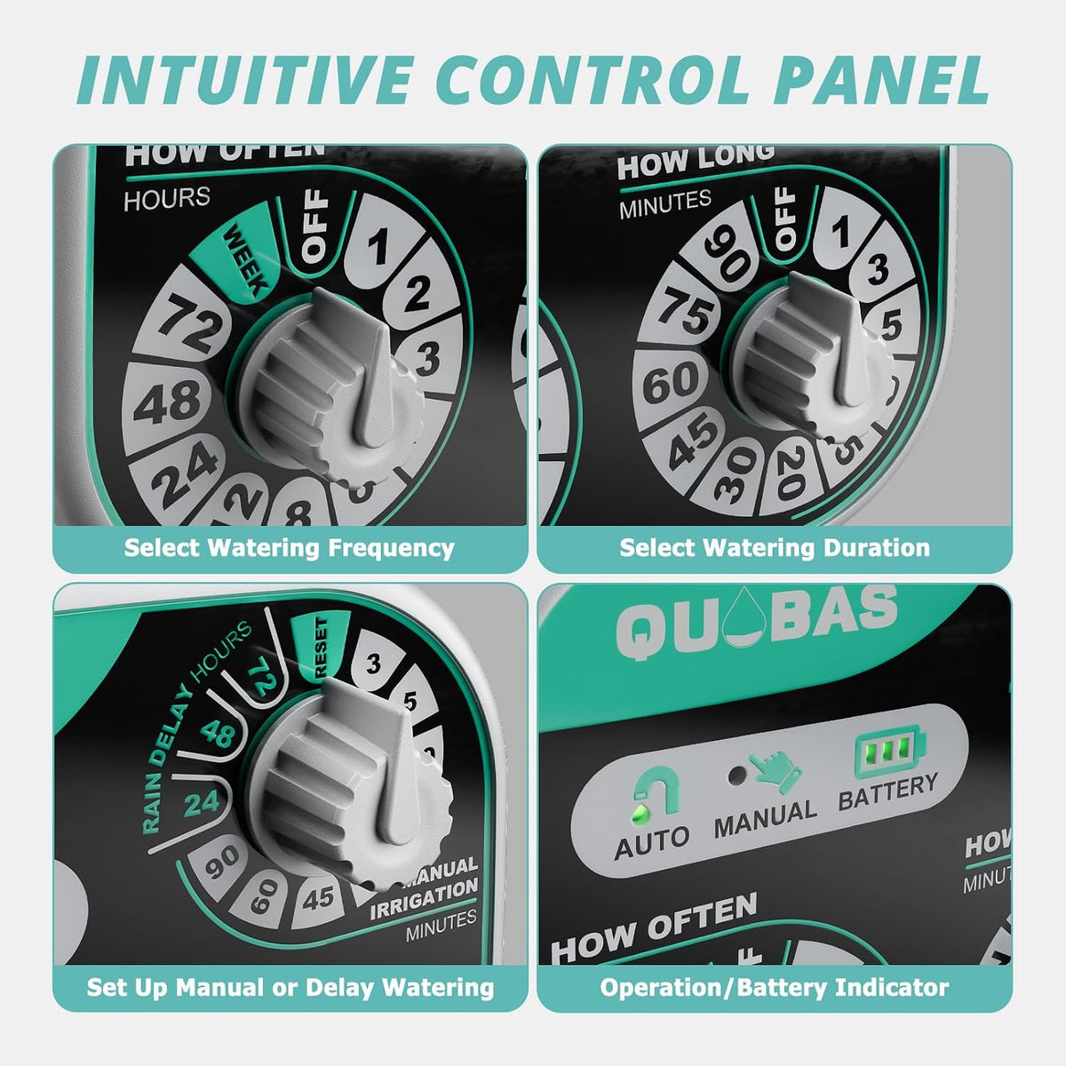 Mechanical Dial Hose Timer, Waterproof Sprinkler Timer