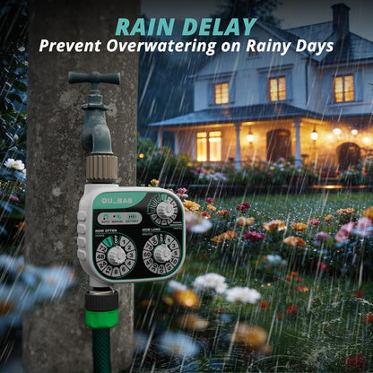 Mechanical Dial Hose Timer, Waterproof Sprinkler Timer