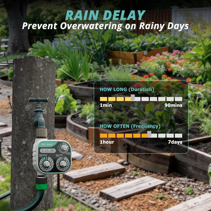 Mechanical Dial Hose Timer, Waterproof Sprinkler Timer