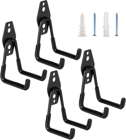 6 Pack Garage Hooks Heavy Duty - Supports 100 lbs