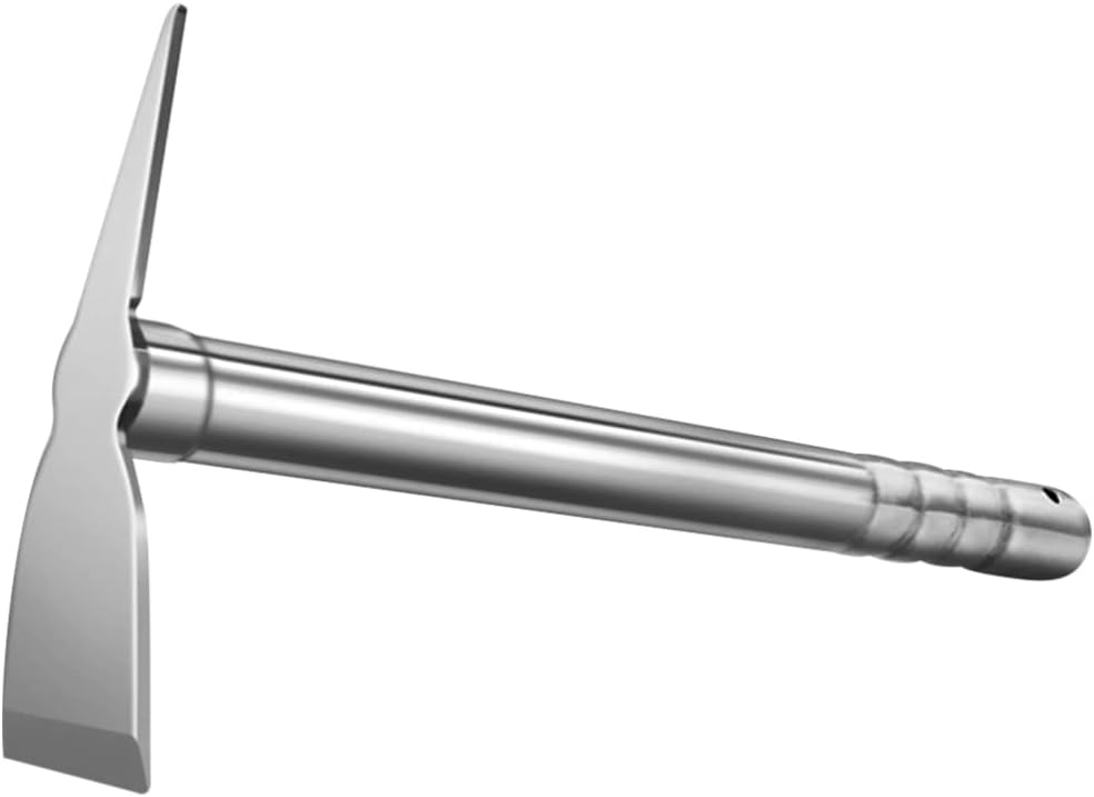 Stainless Steel Garden Hoe 15.27X7.87In Heavy Duty Outdoor Gardening Tool for Weeding Digging Loosening Soil and Transplanting