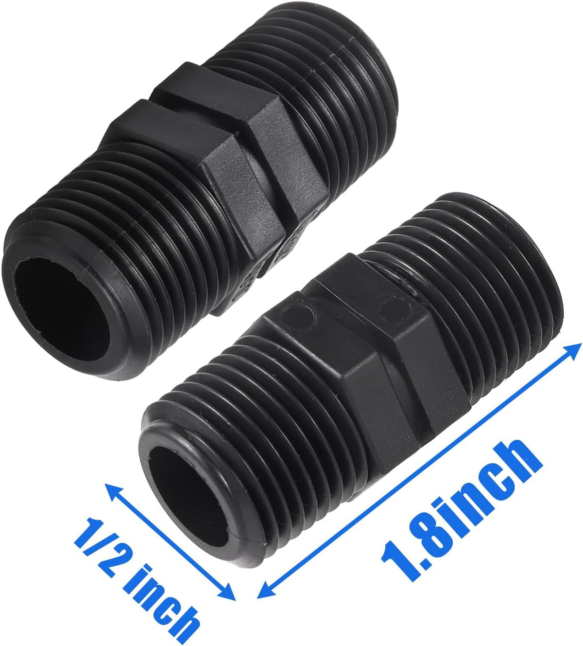 6Pcs 1/2 Inch Male to Female Sprinkler Extensions