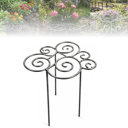 Metal Plant Support Ring for Garden,2026 New Peony Cages Stand,Decorative Grow Through Rings, Stackable Houseplant Stake, Dahlia Cage,Outdoor Orchid Clip Flower Support Frame