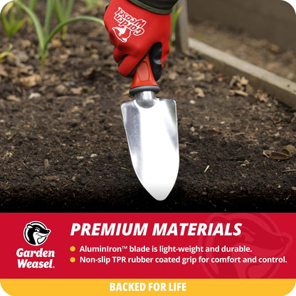 Multi-Use Transplanter Trowel for Digging Planting Weeding