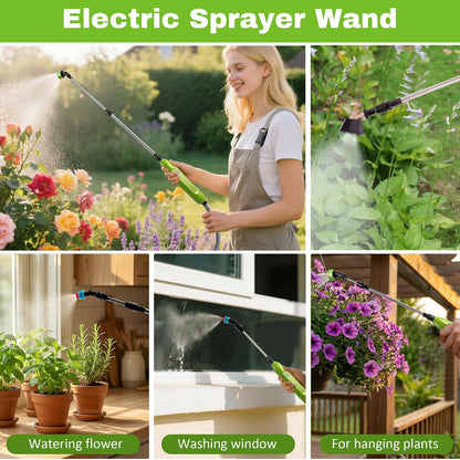 Battery Powered Sprayer Wand 29" Electric Sprayer with 16ft Hose